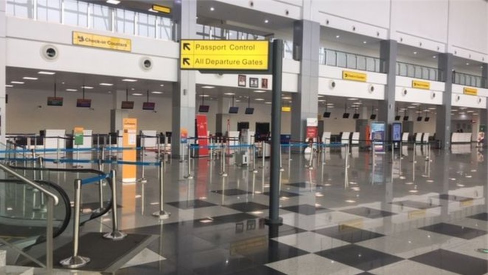 Airports dey shut for Nigeria sake of Covid-19