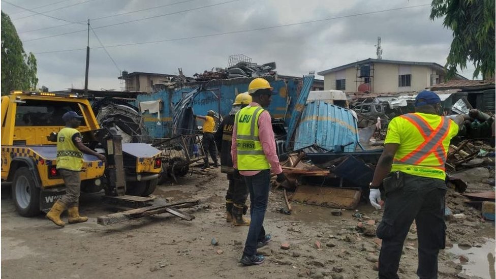 Gas explosion in Lagos: Gas wey explode for Mushin claim lives
