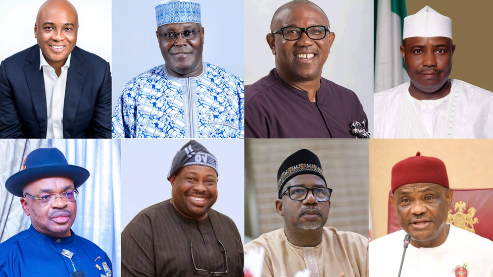 Some of di 2023 presidential aspirants for PDP