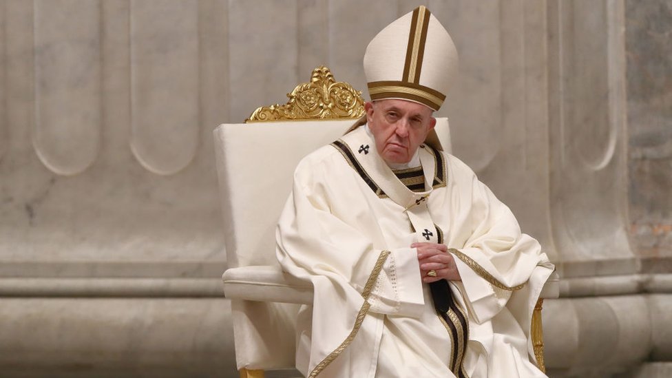 Pope Francis for di Ester Vigil on Saturday