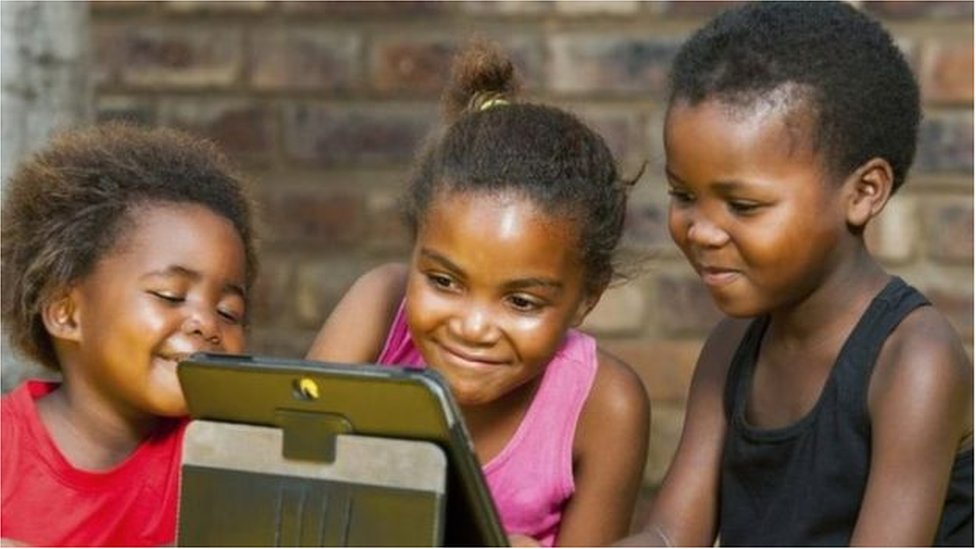 Children dey learn online