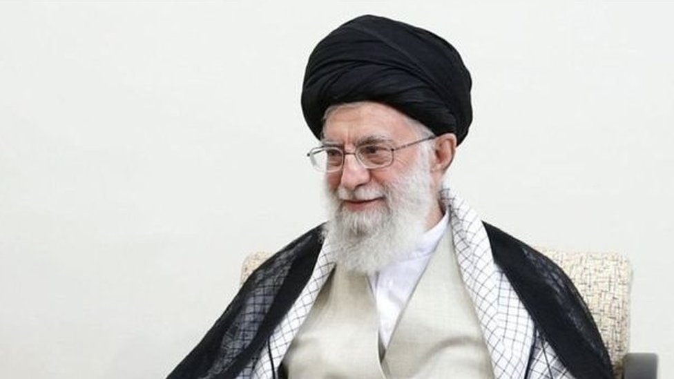 Ayatollah Ali Khamenei na di highest Iran authority