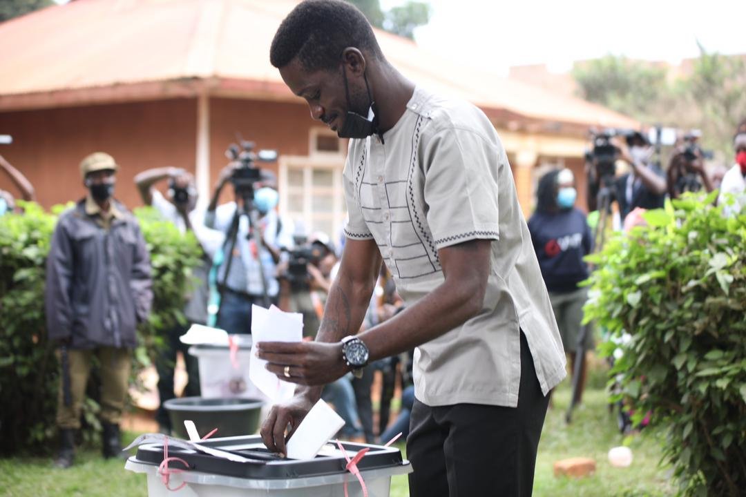 Uganda Election Day 2021: Bobi Wine, wife Barbara Itungo Kyagulanyi