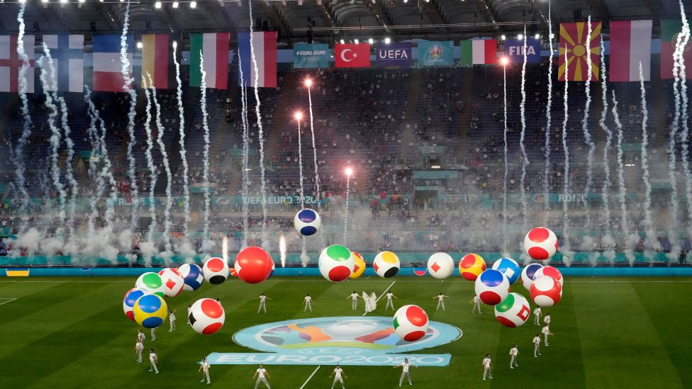 Opening ceremony of Italy vs Turkey
