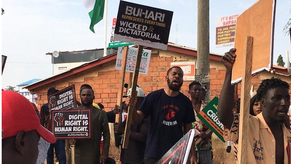 Protesters for Abuja