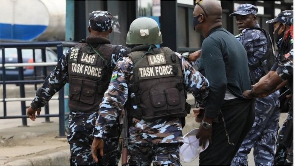 Police gbab Yoruba nation protester for Ojota, Lagos