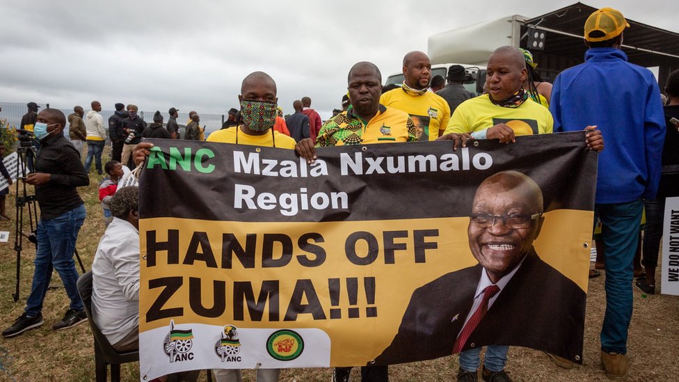 Zuma supporters