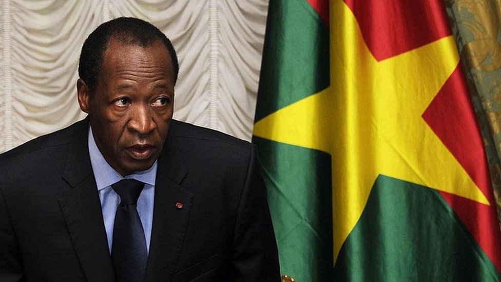Burkina Faso Blaise Compaore for 2014 during im presidency.