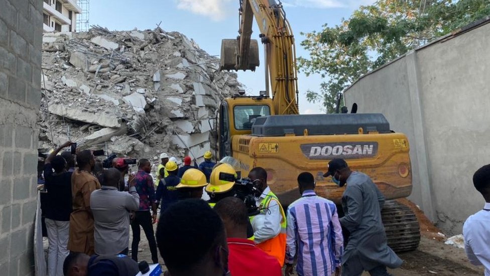 Building Collapse in Ikoyi: 21 storey building for Gerard road latest update & how President Buhari, Lagos goment react