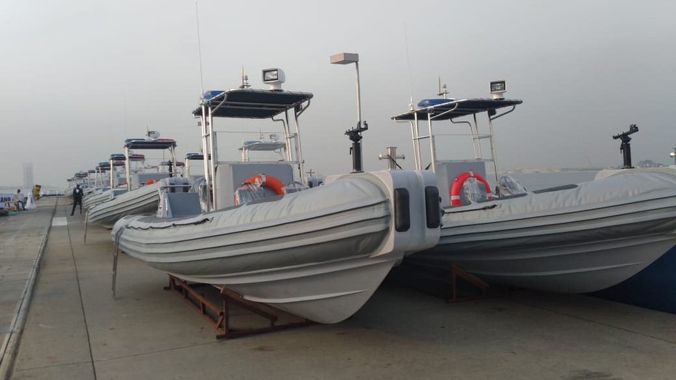 Some of di boats Buhari commission