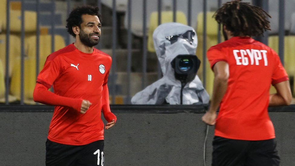 Egypt forward, Mohamed Salah for training training