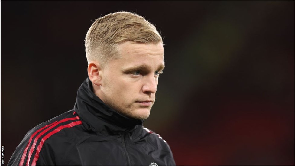 Donny van de Beek of Manchester United