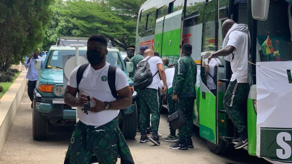 Ghana vs Nigeria play off: Super Eagles squad arrive Kumasi to clash Black Stars - Fotos