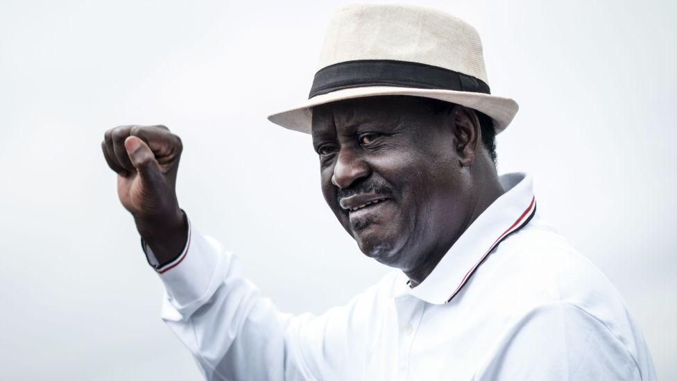 Presidential candidate Raila Odinga for di Kenya 2023 general elections