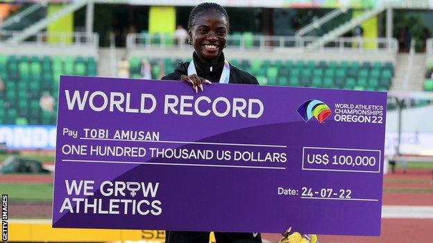 Tobi Amusan set new world record
