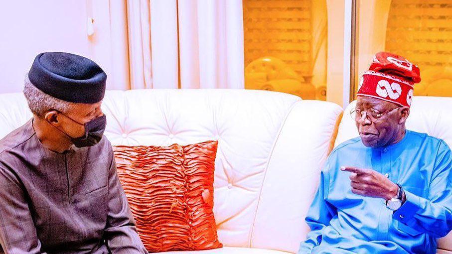 V﻿ice President Yemi Osinbajo and APC Presidential candidate