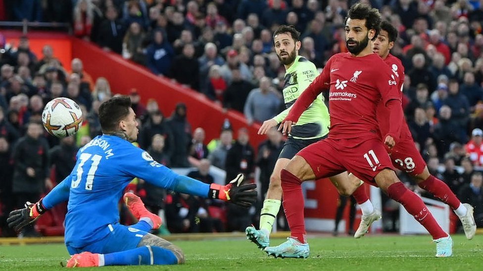 Mo Salah score for Liverpool