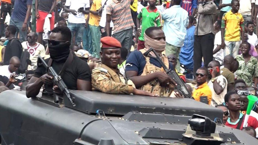 Capt Ibrahim Traoré has promised to improve security in Burkina Faso