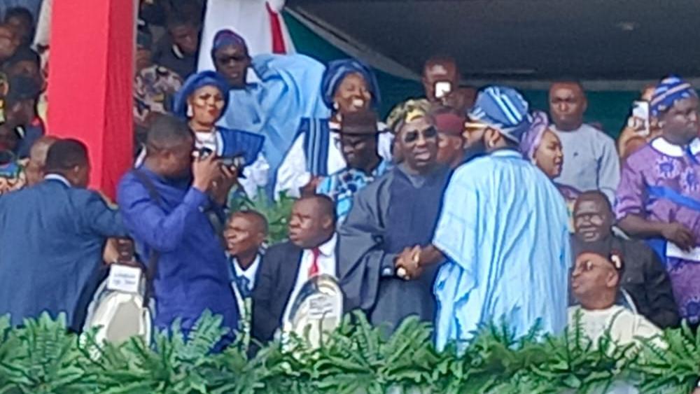 Davido attend im uncle inauguration for Osun State