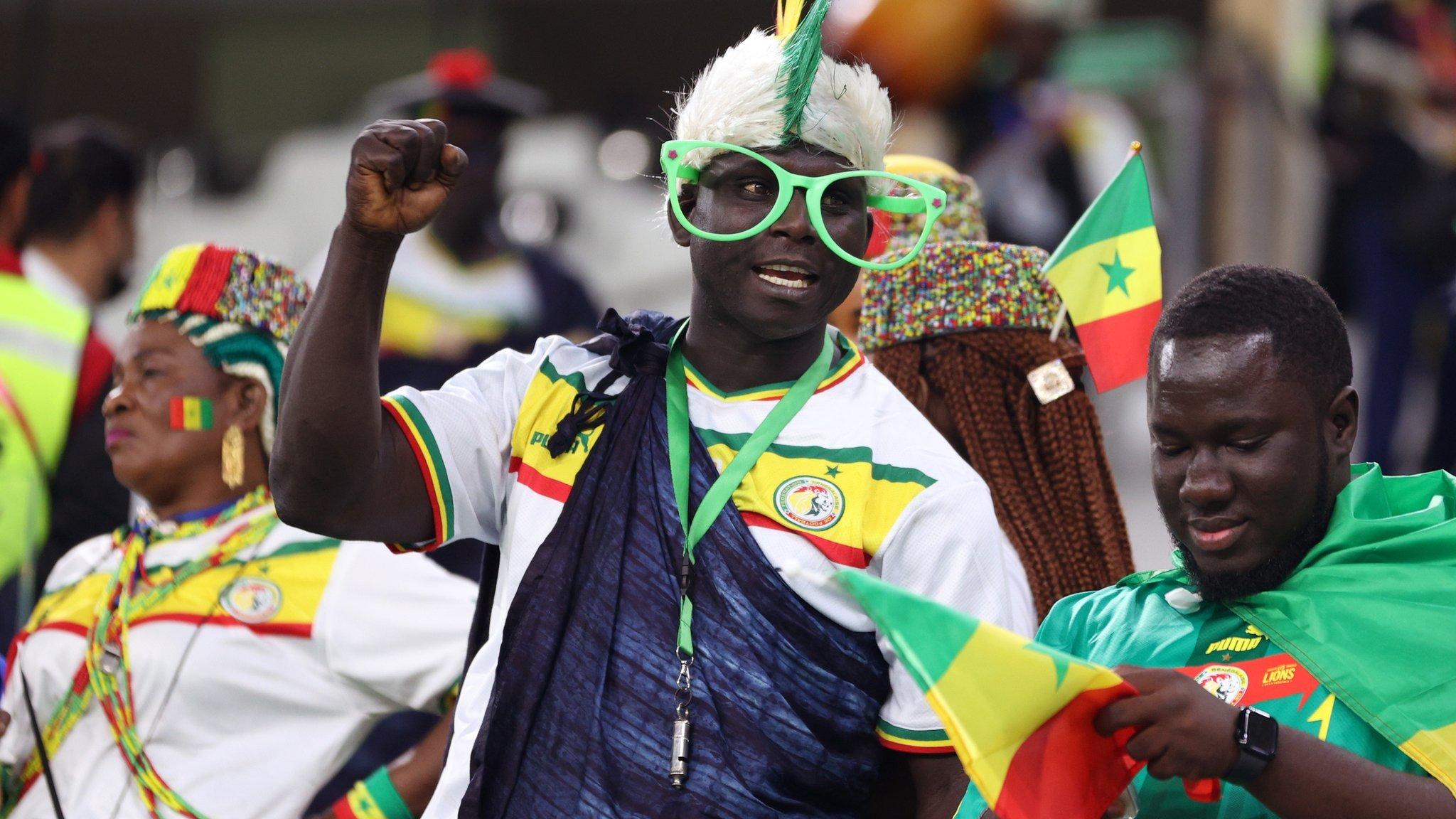 Senegal fans