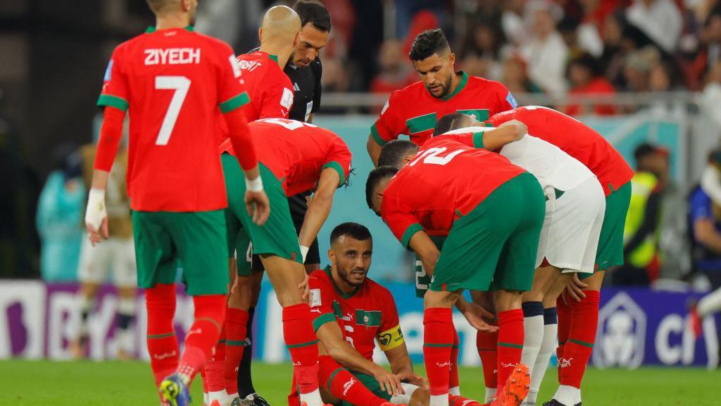 Romain Saiss na one of three Morocco players wey get injury for dia semi-final defeat
