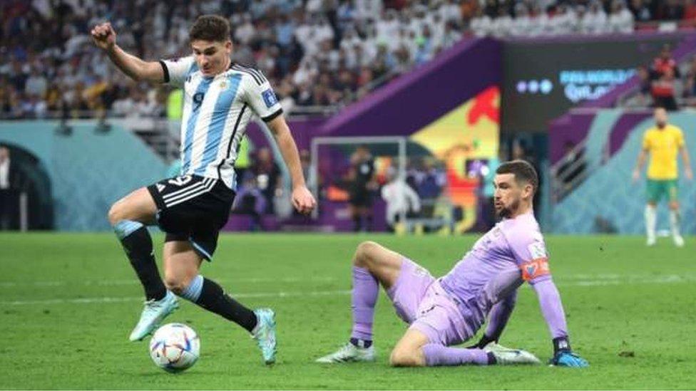 Argentina second goal