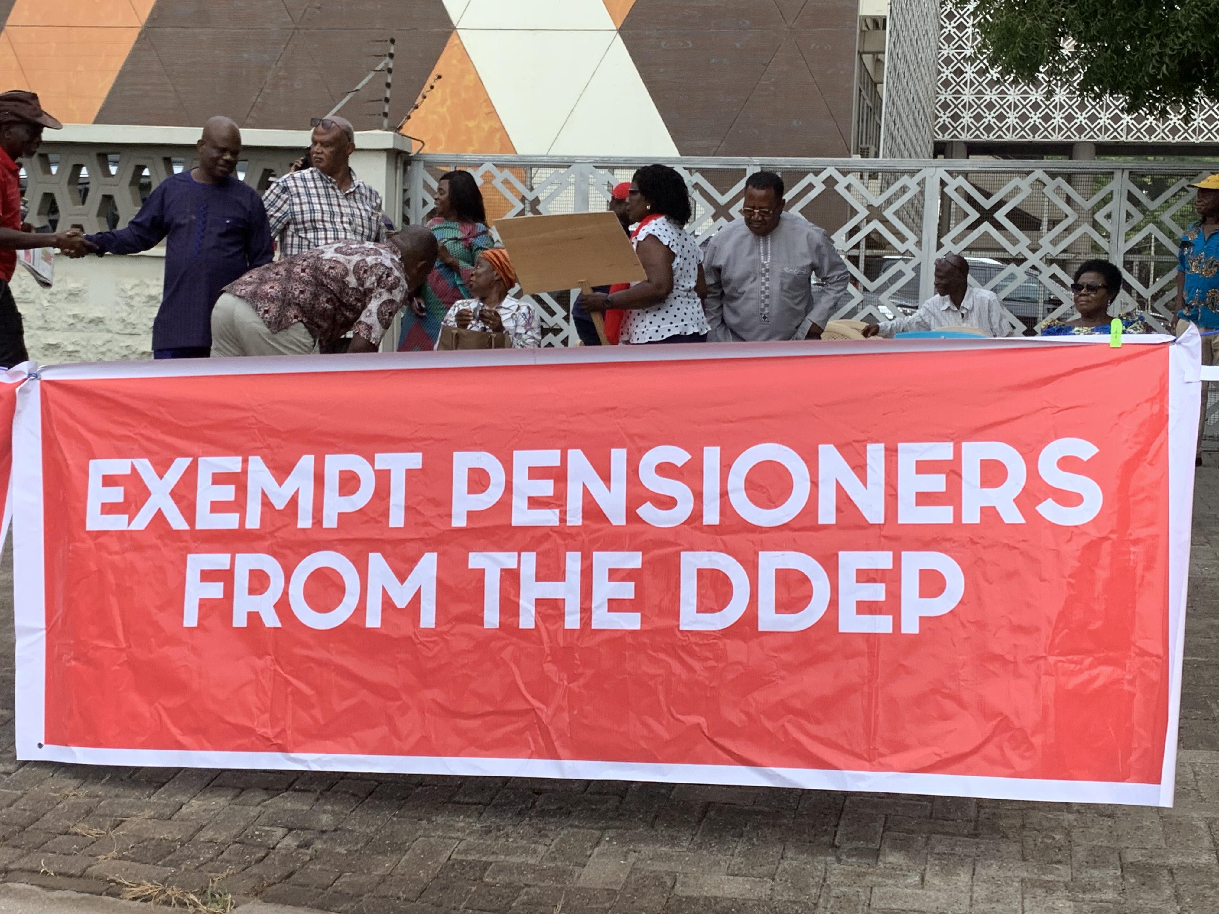 Pensioners be exempted from DDEP