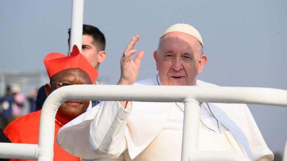 Pope in DR Congo