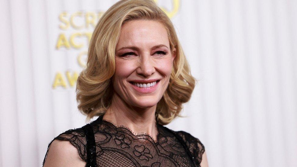 Cate Blanchett bin attend di 29th Screen Actors Guild Awards at the Fairmont Century Plaza Hotel in Los Angeles, California, U.S., February 26, 2023