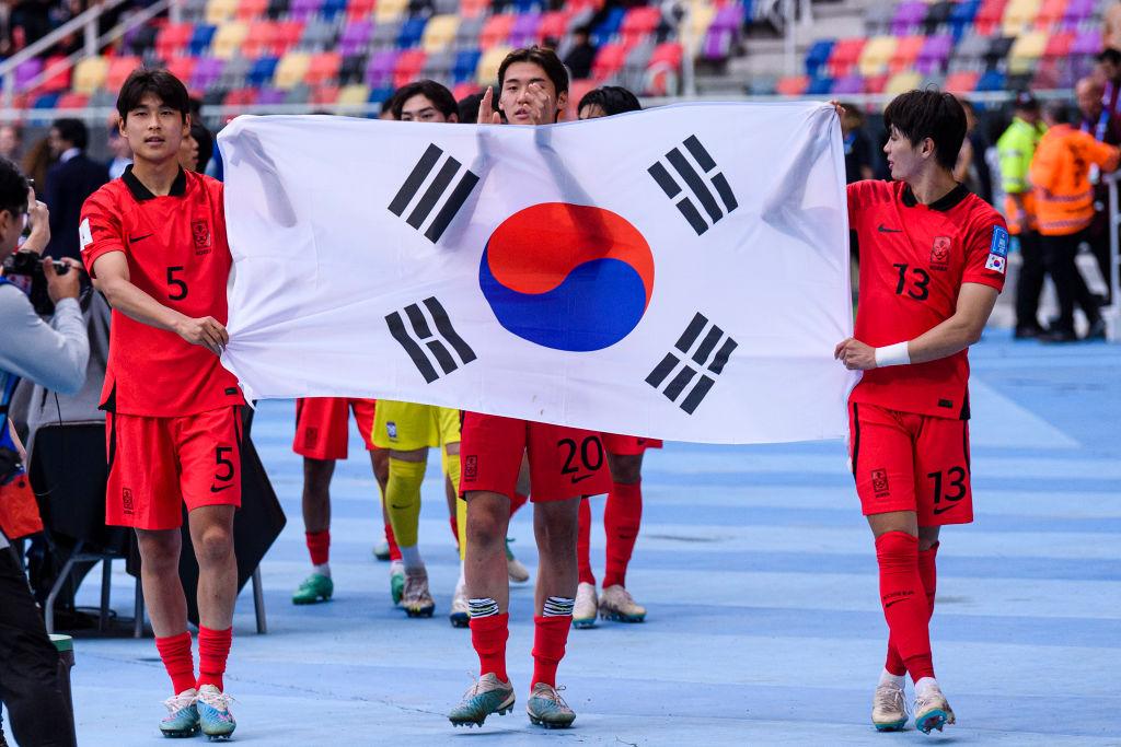 South Korea celebrate