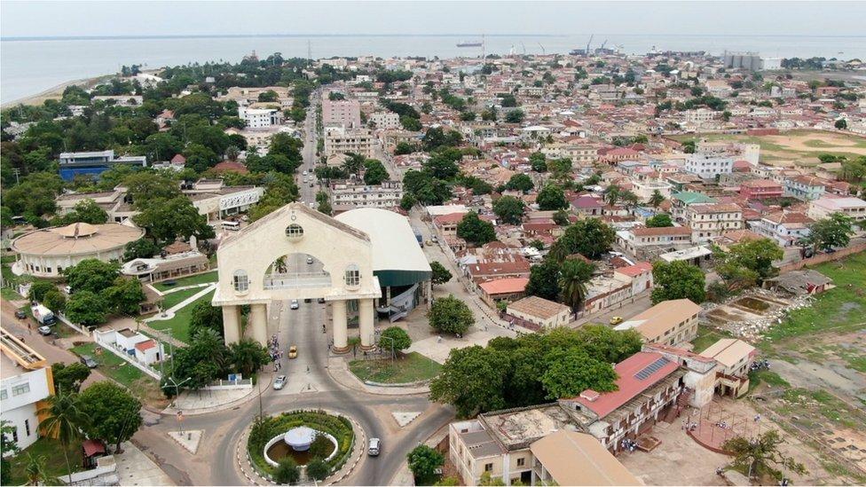 Banjul,  capital of The Gambia