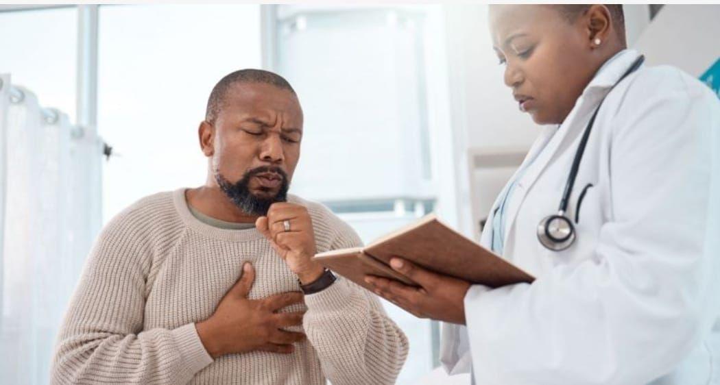 Doctor with patient