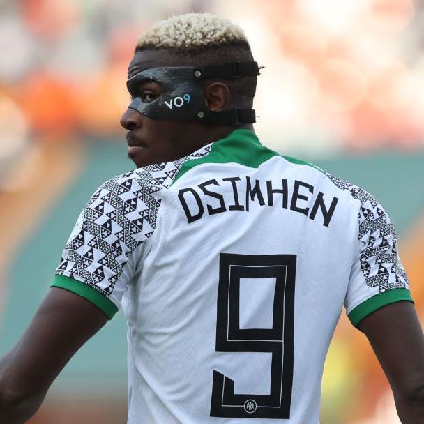 Osimhen in Nigeria national team shirt