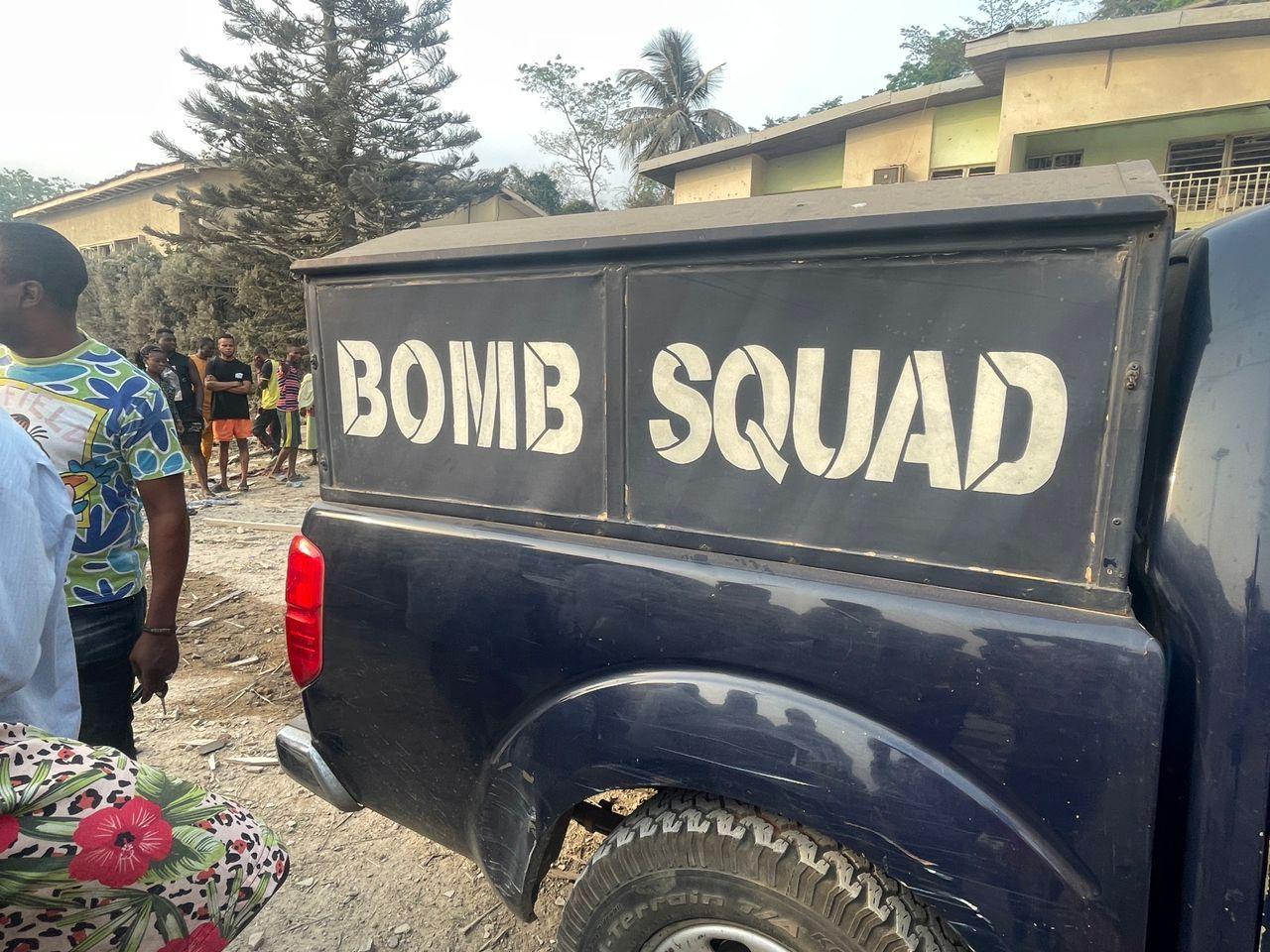 Bomb squad vehicle