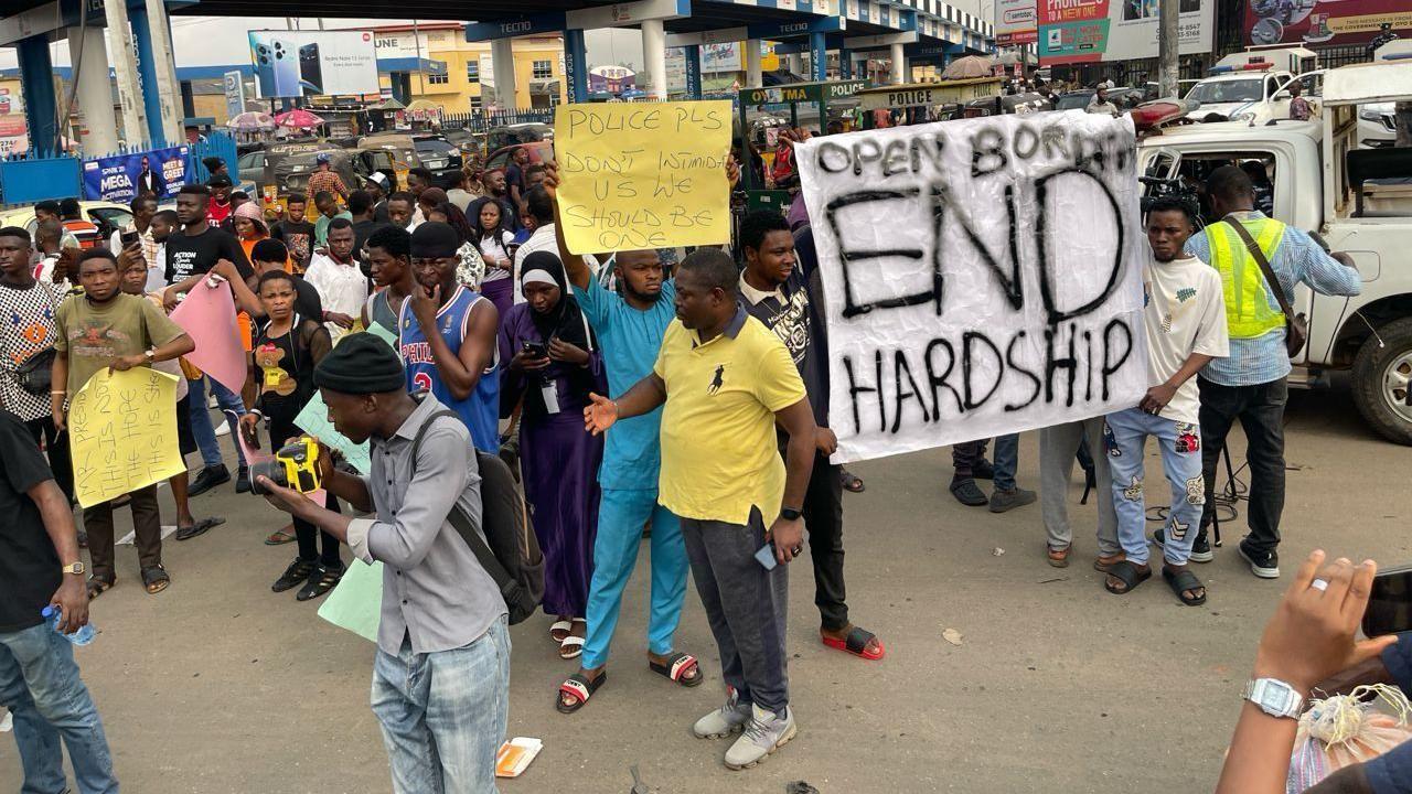 Nigerian protesters