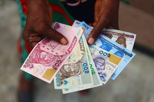 High denominations of Nigeria naira notes