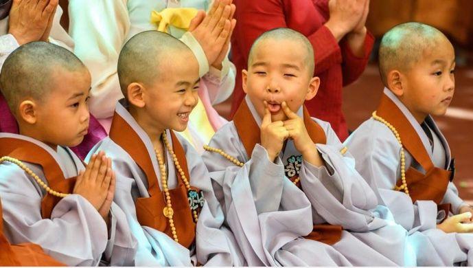 Young monks