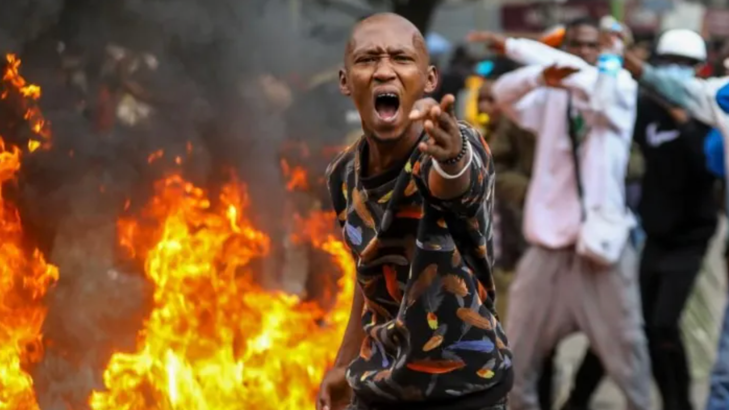 Kenyan protest