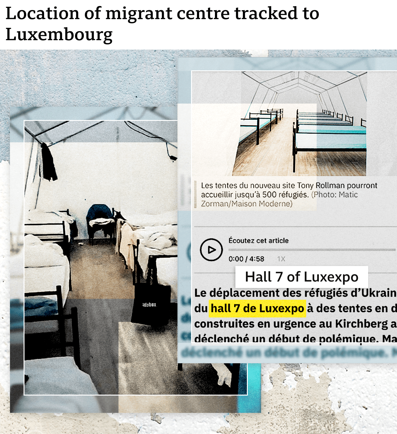 Location of migration centre tracked to Luxembourg