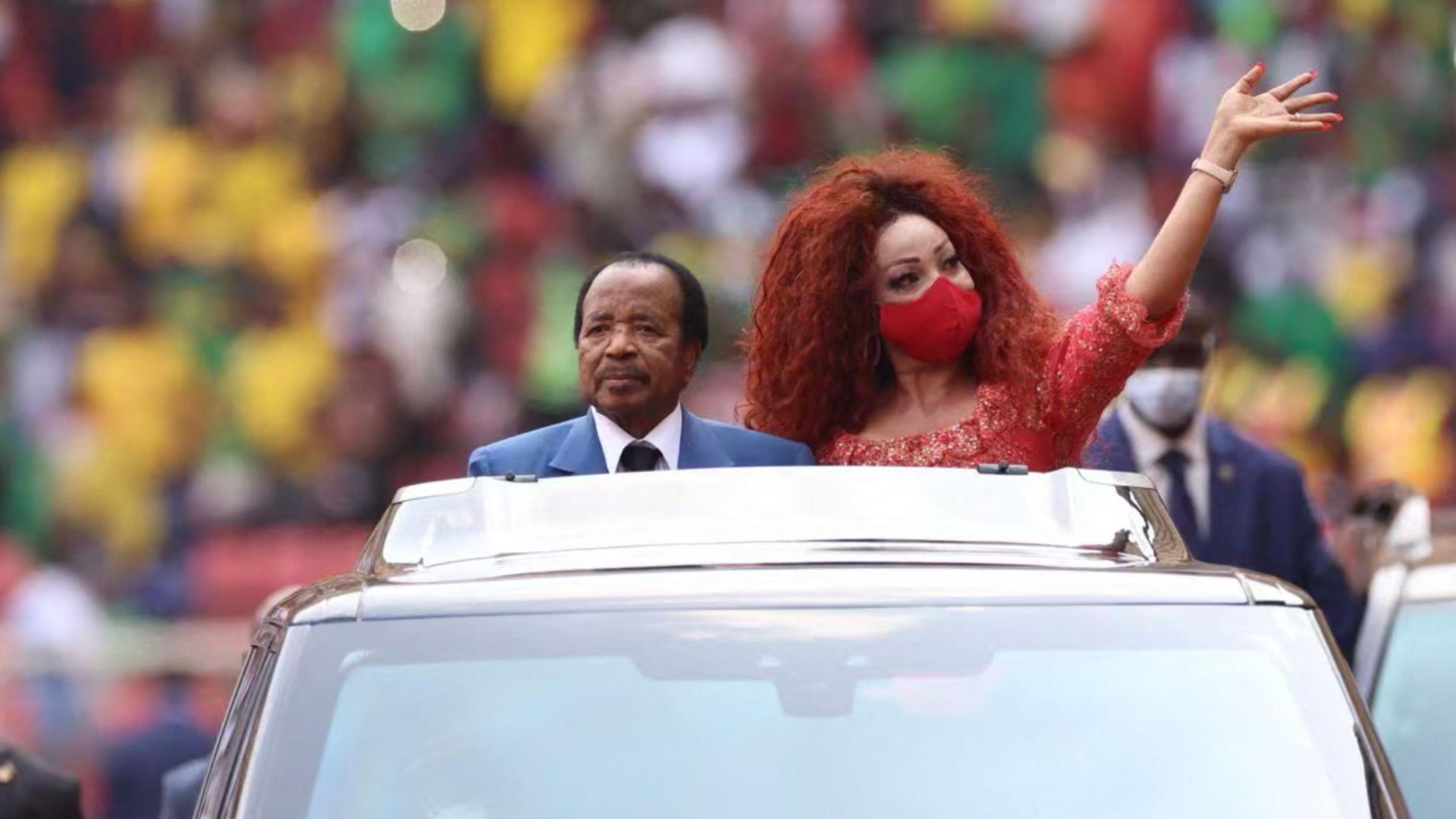 Paul Biya and his wife