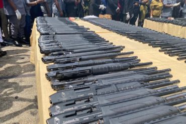 How Nigerian Customs bust container of over 800 units of rifles plus 112,500 live ammunition for Rivers port