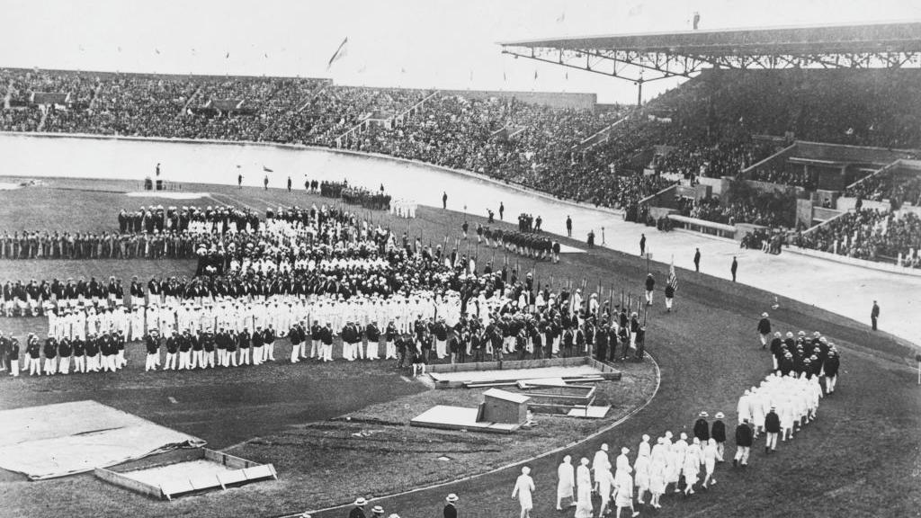 Opening ceremony of di 1924 Summer Olympics