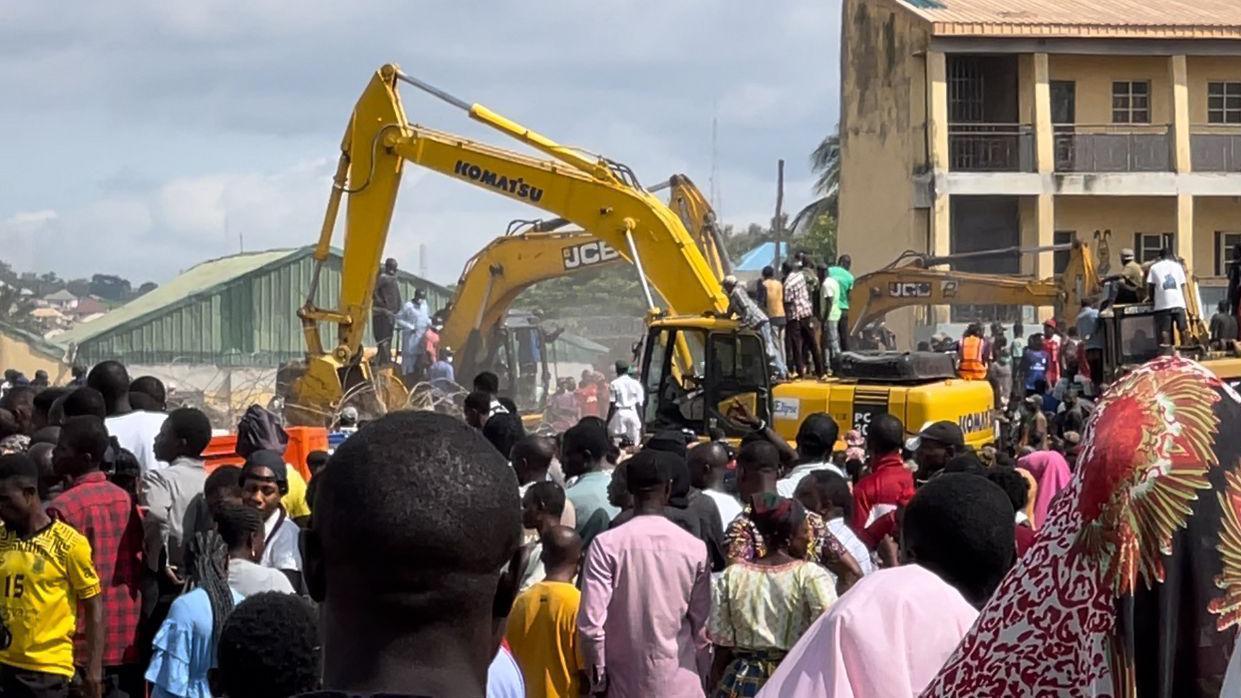 School building collapse in Jos