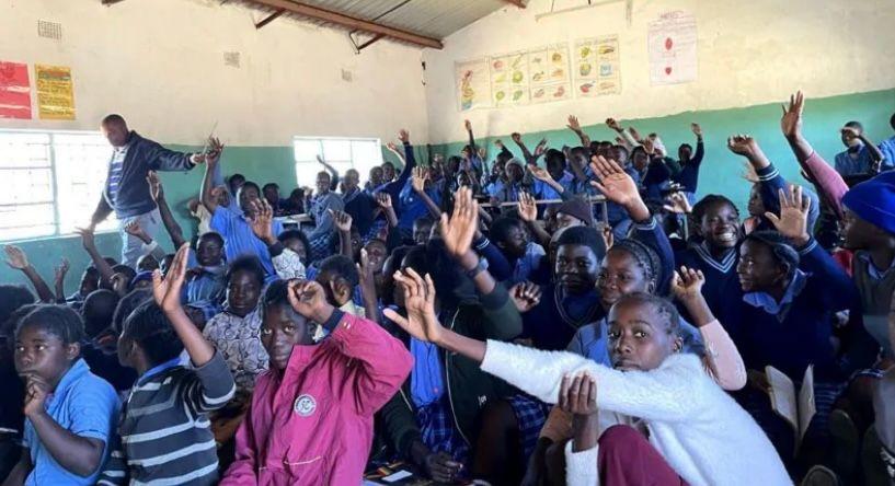 Students inside classroom 