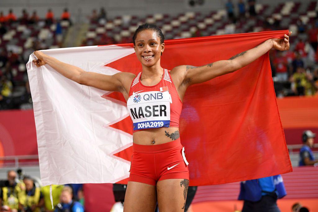 Salwa Eid Naser break record for di 2019 IAAF World Championship to become di youngest champion for 400m event