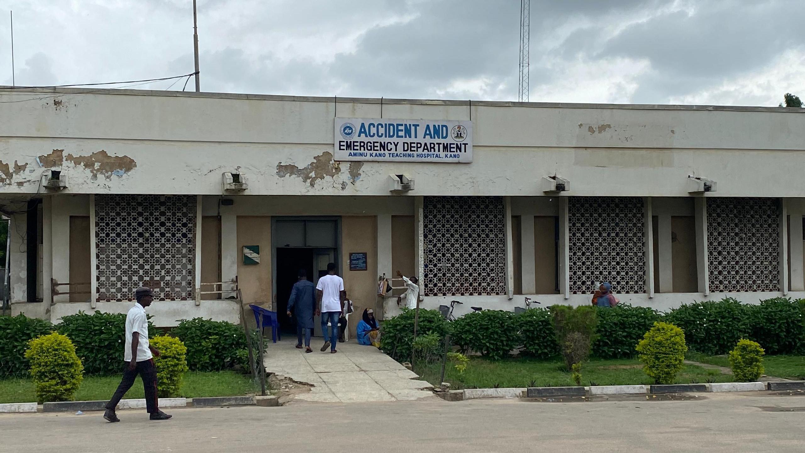 Fotos of accident and emergency department for Aminu Kano hospital 