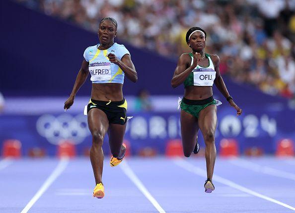 2024 Olympics Favour Ofili and Julien Alfred