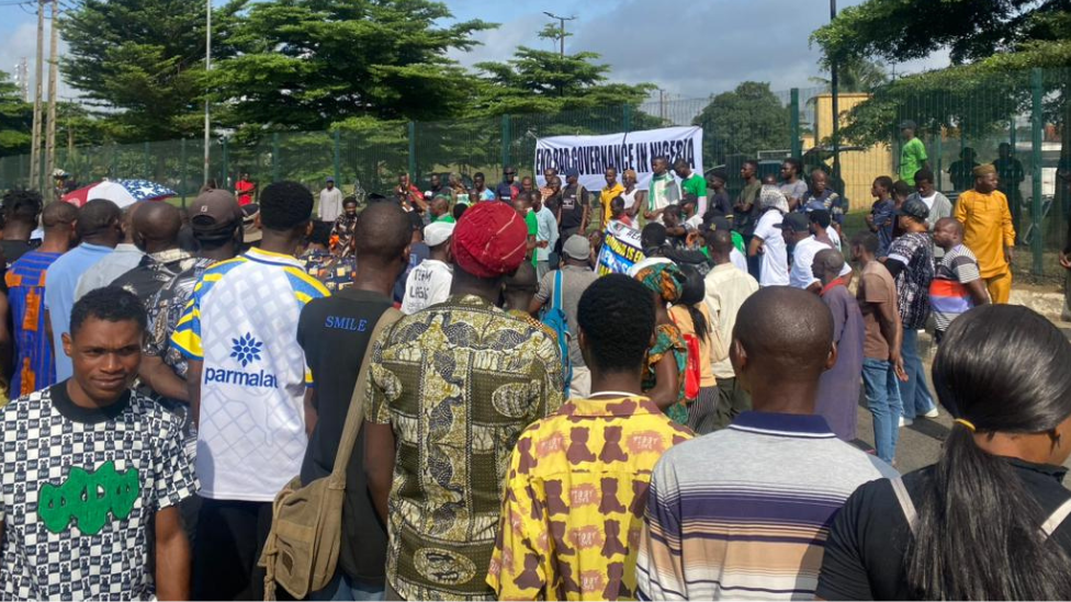 Protesters for Lagos for Day 3 of protests