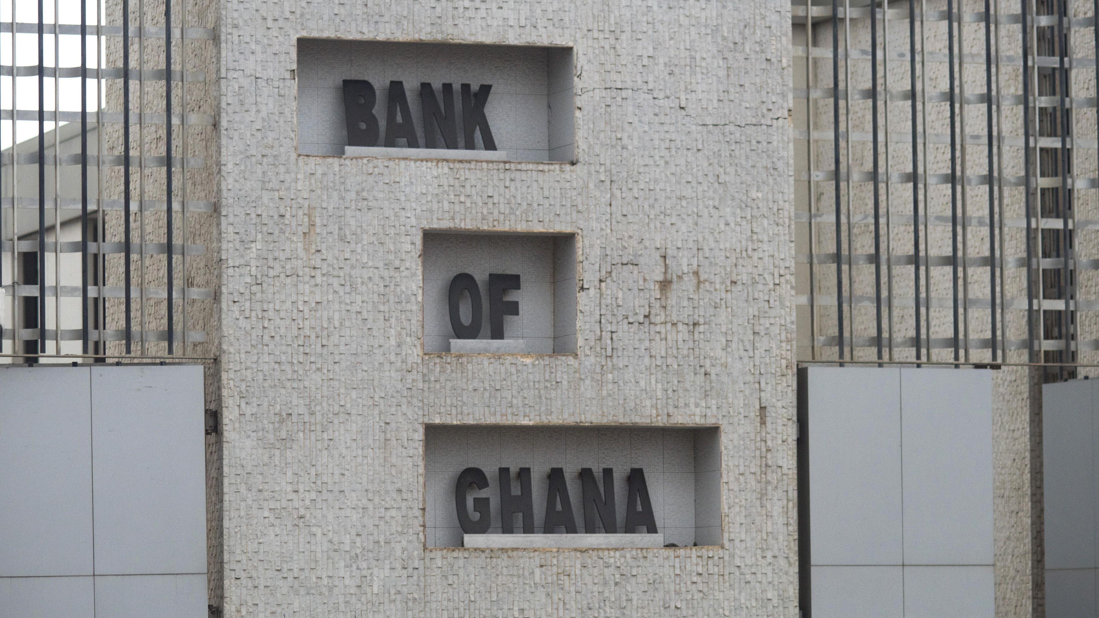 Frontage of Bank of Ghana building