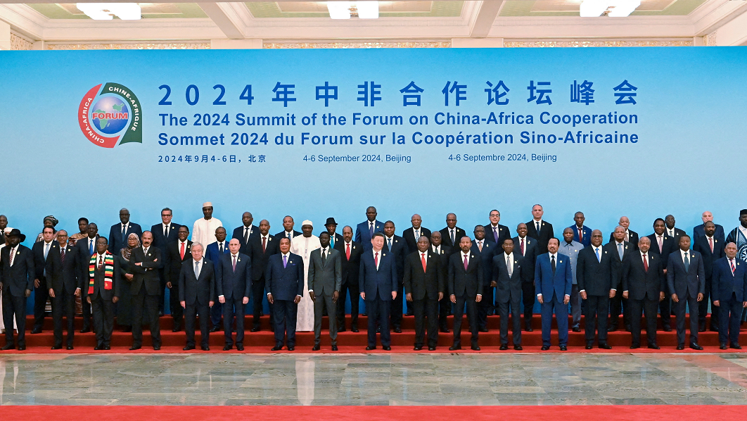 President Xi Jinping wit some African leaders for di summit for China